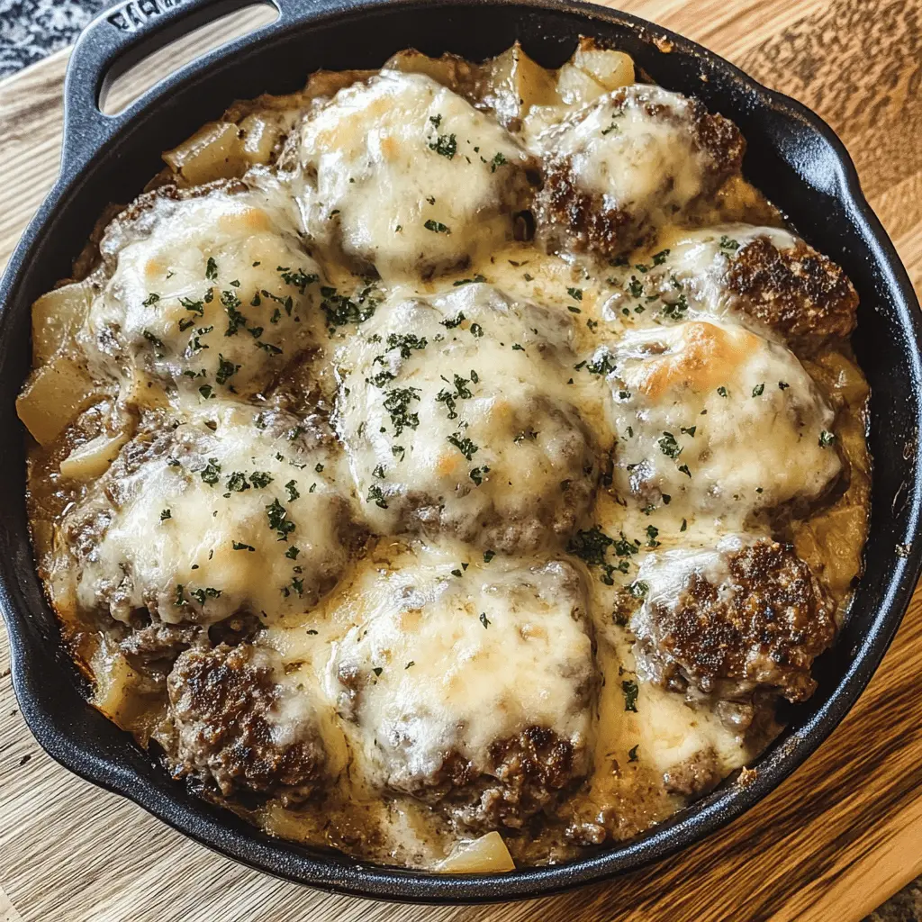 This Amish Hamburger Steak Bake is a warm and comforting dish that brings the flavors of home cooking to your table! With juicy hamburger patties, rich gravy, and tender vegetables, it's perfect for a family dinner. Save this recipe for a cozy night in or a potluck gathering—your guests will love it! Don't miss out on this hearty, satisfying meal.