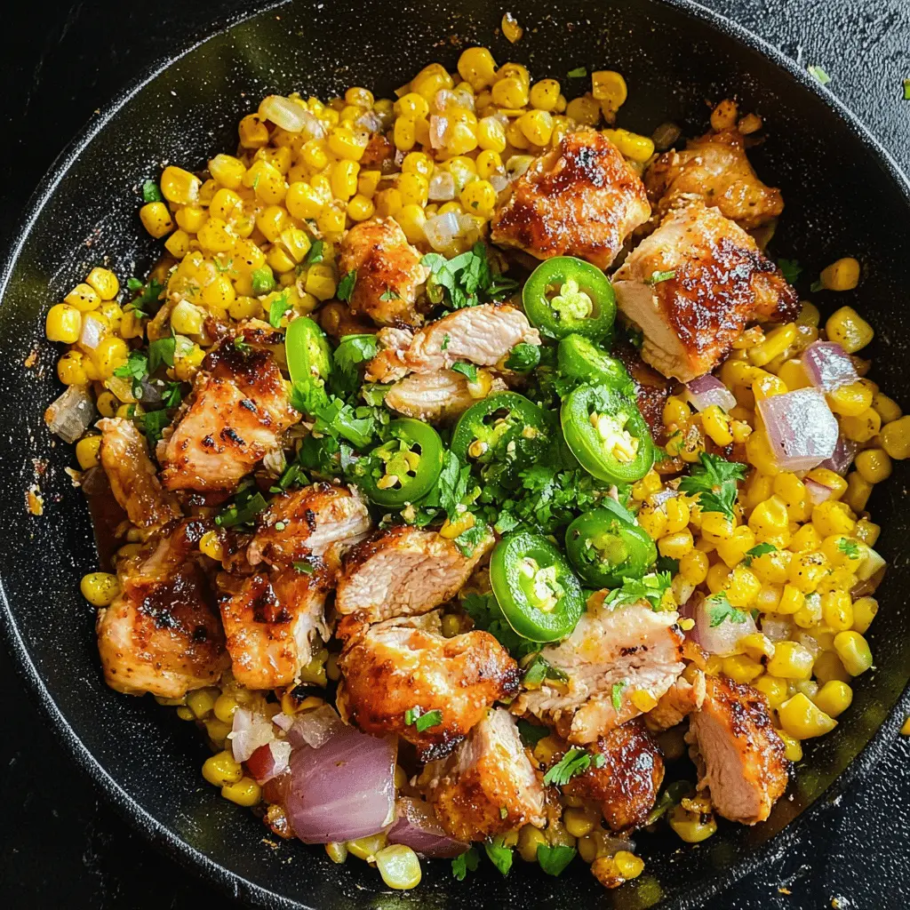 Spice up your dinner with this flavorful Blackstone Jalapeno Lime Chicken and Corn! This recipe features juicy chicken infused with zesty lime and a kick from jalapenos, perfectly paired with sweet corn. Ideal for weeknight meals or casual gatherings. Save this pin to add a tasty twist to your next outdoor cookout!