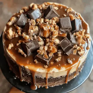 Satisfy your chocolate cravings with this Chocolate Caramel Toffee Crunch Cake! Layered with rich chocolate, gooey caramel, and crunchy toffee bits, this dessert is perfect for any celebration or just a sweet treat at home. Save this recipe for your next gathering and watch everyone fall in love with every bite!
