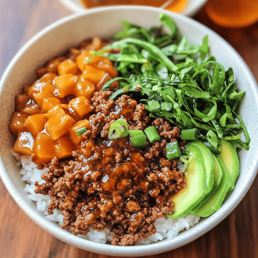 Spice up your dinner routine with these Hot Honey Ground Beef Bowls! Featuring sweet and spicy ground beef topped with fresh veggies and rice, this meal is full of flavor and easy to make. Perfect for busy weeknights or a fun family dinner. Save this recipe for a delicious twist on your usual weeknight meals!