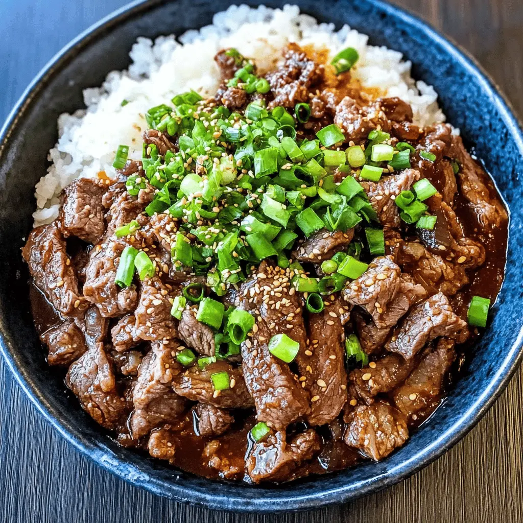 This Korean Beef recipe is a quick and tasty way to bring bold flavors to your dinner table! Featuring tender beef marinated in a delicious mix of soy sauce, sesame oil, and garlic, it's a crowd-pleaser. Perfect for busy weeknights or a fun weekend meal. Save this recipe to enjoy a delightful mix of sweet and savory flavors anytime!