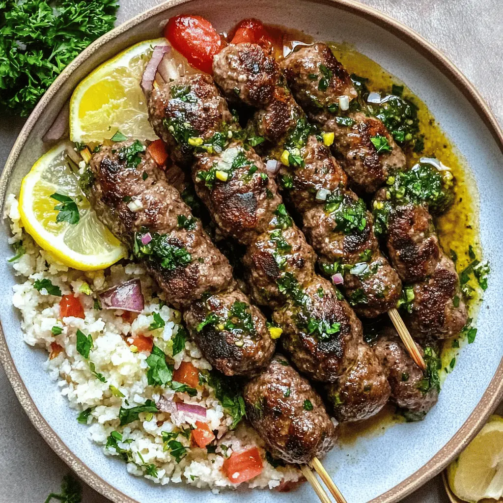 This Lebanese Kafta recipe takes classic flavors to a new level! Made with juicy beef or lamb, fresh herbs, and warm spices, it’s perfect for grilling. Enjoy it in wraps, with rice, or in a refreshing salad. Save this pin for your next cookout or family dinner and impress everyone with these mouthwatering kofta skewers!