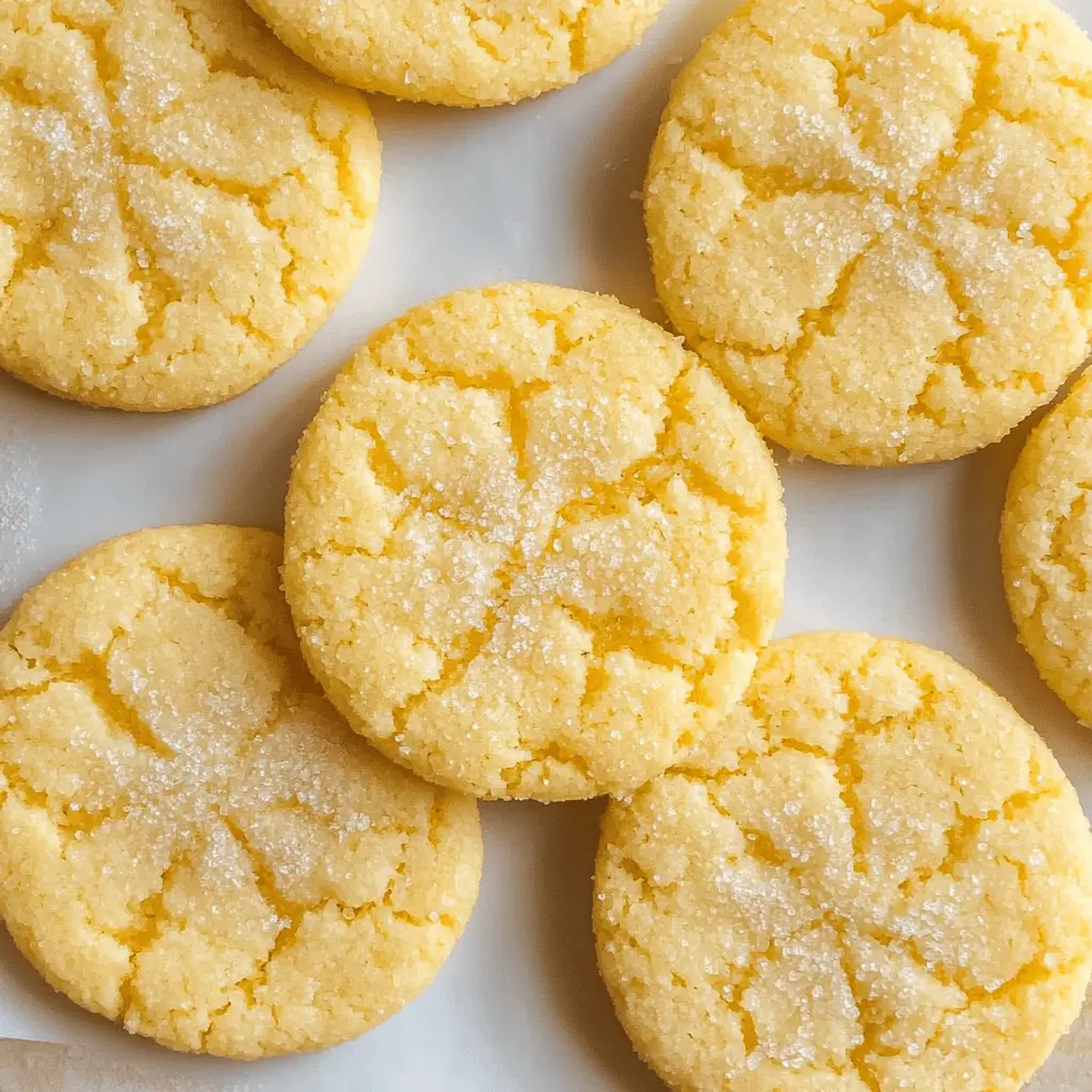 These Lemon Sugar Cookies are a delightful twist on the classic treat! Bursting with zesty lemon flavor, they have a soft, chewy texture that's simply irresistible. Perfect for any occasion, these cookies are easy to make and will brighten up your dessert table. Save this recipe to enjoy a batch of these tangy-sweet cookies whenever you're in the mood for a tasty treat!