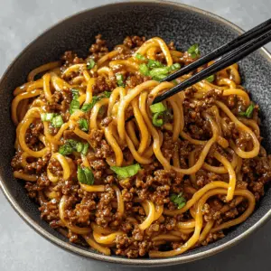 Craving a quick and delicious meal? Try these Mongolian Ground Beef Noodles! Made with savory ground beef, fresh vegetables, and flavorful soy sauce, this dish is perfect for busy weeknights. Enjoy the delightful blend of textures in every bite. Save this recipe for an easy dinner option that the whole family will love!