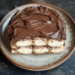 Treat yourself to a delightful No-Bake Chocolate Eclair Cake that's perfect for any occasion! This easy dessert layers creamy chocolate pudding with fluffy whipped topping and graham crackers for a fabulous taste. It's a crowd-pleaser that requires no baking—just a little patience for it to set! Save this recipe for your next potluck or family gathering!