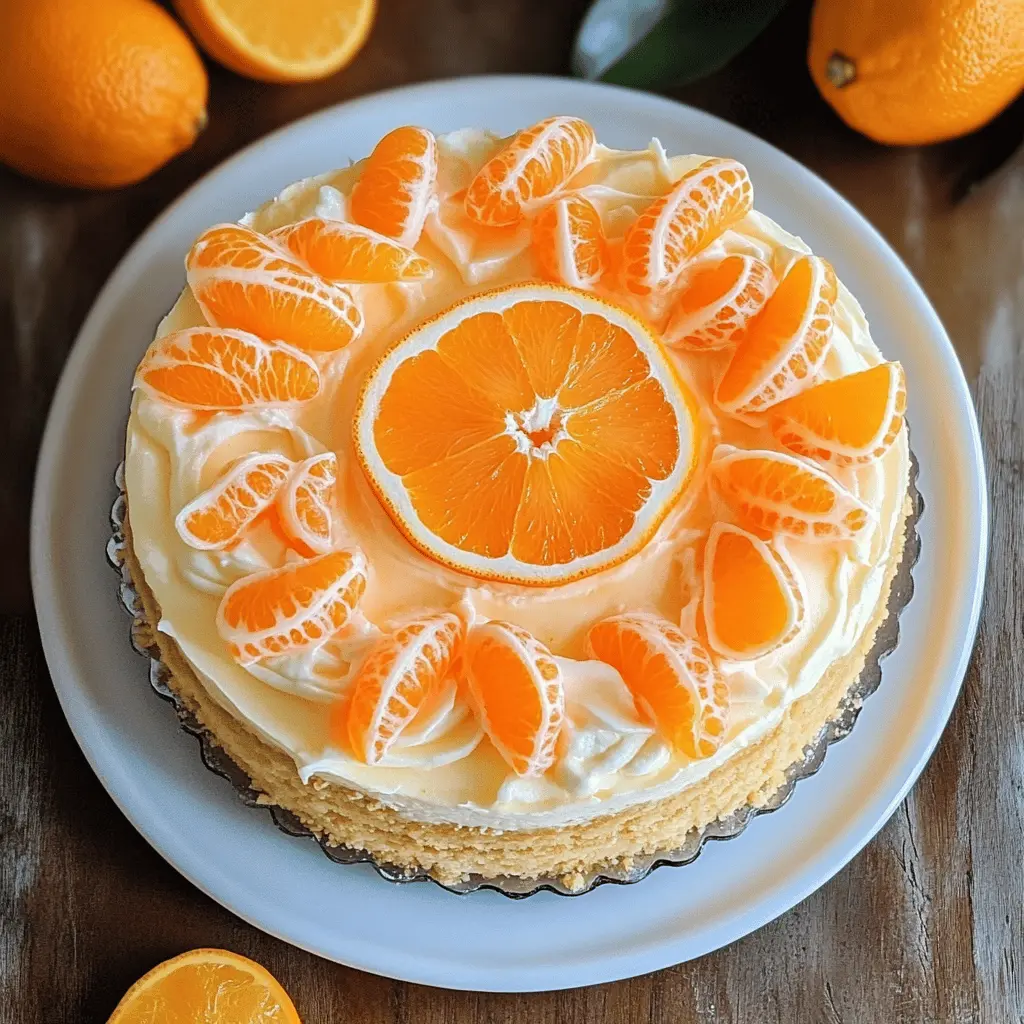 Get ready to enjoy a delightful No-Bake Orange Creamsicle Cheesecake that brings back childhood summer memories! This creamy dessert features zesty orange flavor paired with a smooth and rich cheesecake filling. Perfect for any gathering or a refreshing treat at home. Save this recipe for a sweet finish to your next dinner party or as a fun family dessert!