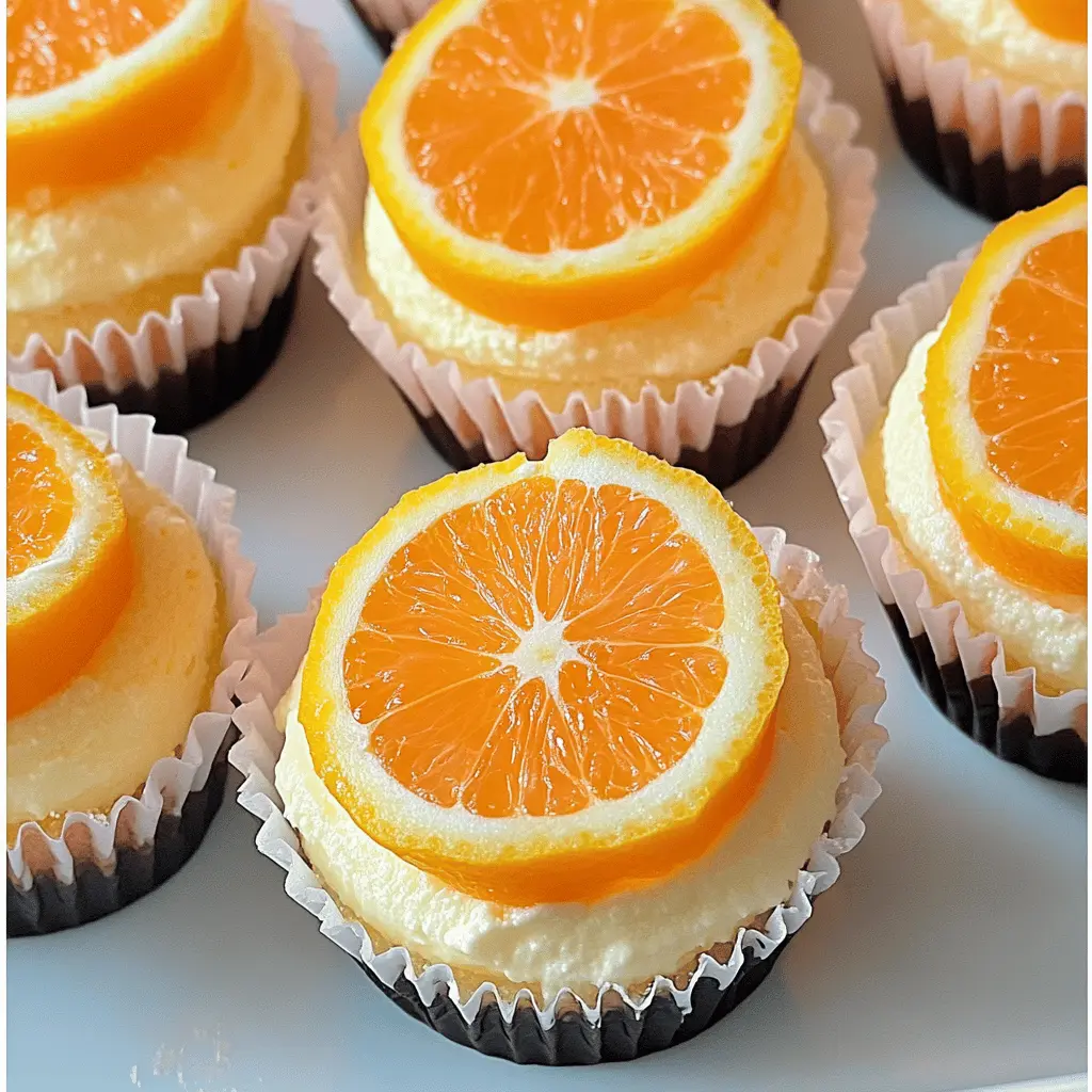 Treat yourself to these delightful Orange Creamsicle Mini Cheesecakes! With a refreshing orange flavor and a creamy texture, these bite-sized desserts are perfect for any occasion. Made with simple ingredients, they're a crowd-pleaser that will brighten up your gatherings. Save this recipe to impress your friends and family at your next event!