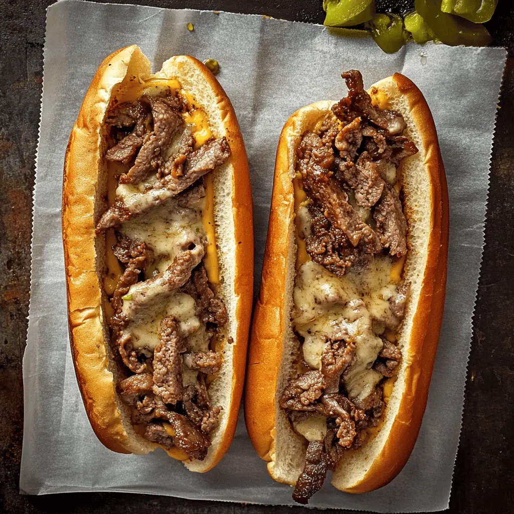 Get ready to make a classic Philly cheesesteak right at home! This easy recipe features tender beef, sautéed onions, and gooey cheese all nestled in a crusty roll. Perfect for game day, family gatherings, or a quick dinner. Save this pin to enjoy a mouthwatering taste of Philadelphia anytime!