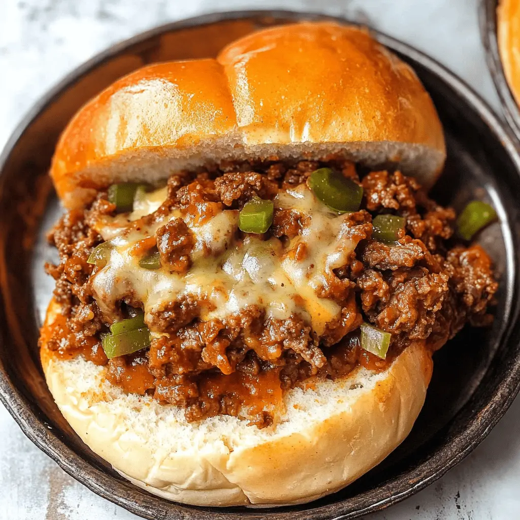 Get ready for a tasty twist on a classic favorite! These Philly Cheesesteak Sloppy Joes combine tender, seasoned beef with melted cheese, all piled high on a soft bun. Perfect for weeknight dinners or game day gatherings, this easy recipe is sure to please everyone. Save this pin to whip up delicious Sloppy Joes that bring a taste of Philly to your table!