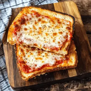This Pizza Grilled Cheese is a delicious twist on the classic sandwich! Filled with gooey mozzarella and savory pepperoni, it's perfect for a quick lunch or cozy dinner. Whether you're a fan of cheesy goodness or love a pizza-inspired meal, this recipe brings the best of both worlds to your table. Don’t forget to save it for your next cooking adventure! Perfect for game nights or casual get-togethers.