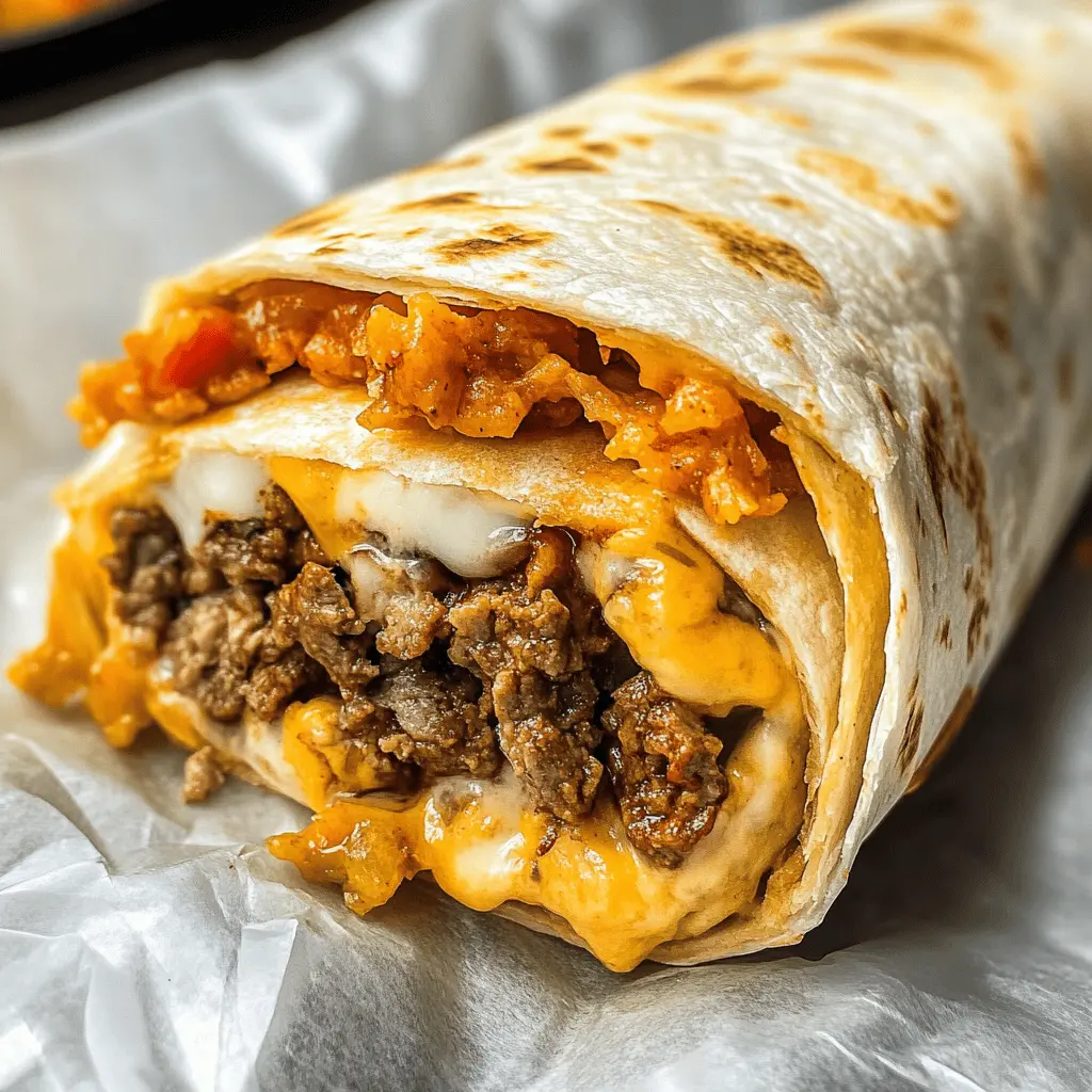 Looking for a delicious twist on your favorite fast food? This Taco Bell Beefy Melt Burrito brings all the bold flavors you love right to your kitchen! Packed with seasoned beef, melted cheese, and zesty sauce, it’s perfect for a quick lunch or a fun dinner. Save this recipe to enjoy a tasty homemade version anytime you want!