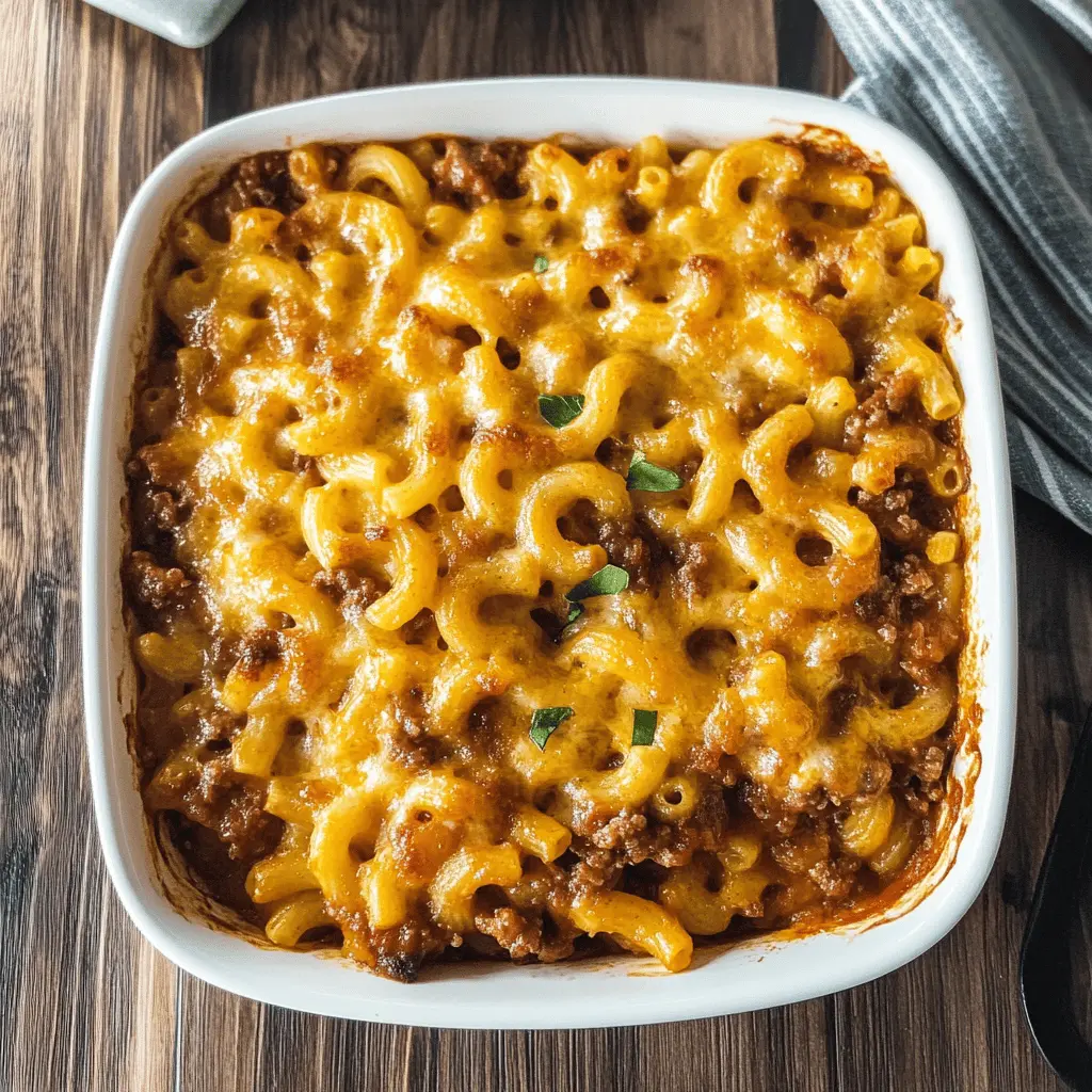 Say goodbye to store-bought and hello to the best homemade Beefaroni! This flavorful dish combines tender pasta, ground beef, and a rich tomato sauce that's sure to satisfy everyone at the table. Perfect for weeknight dinners or a cozy gathering, don't forget to save this recipe for a delicious meal!