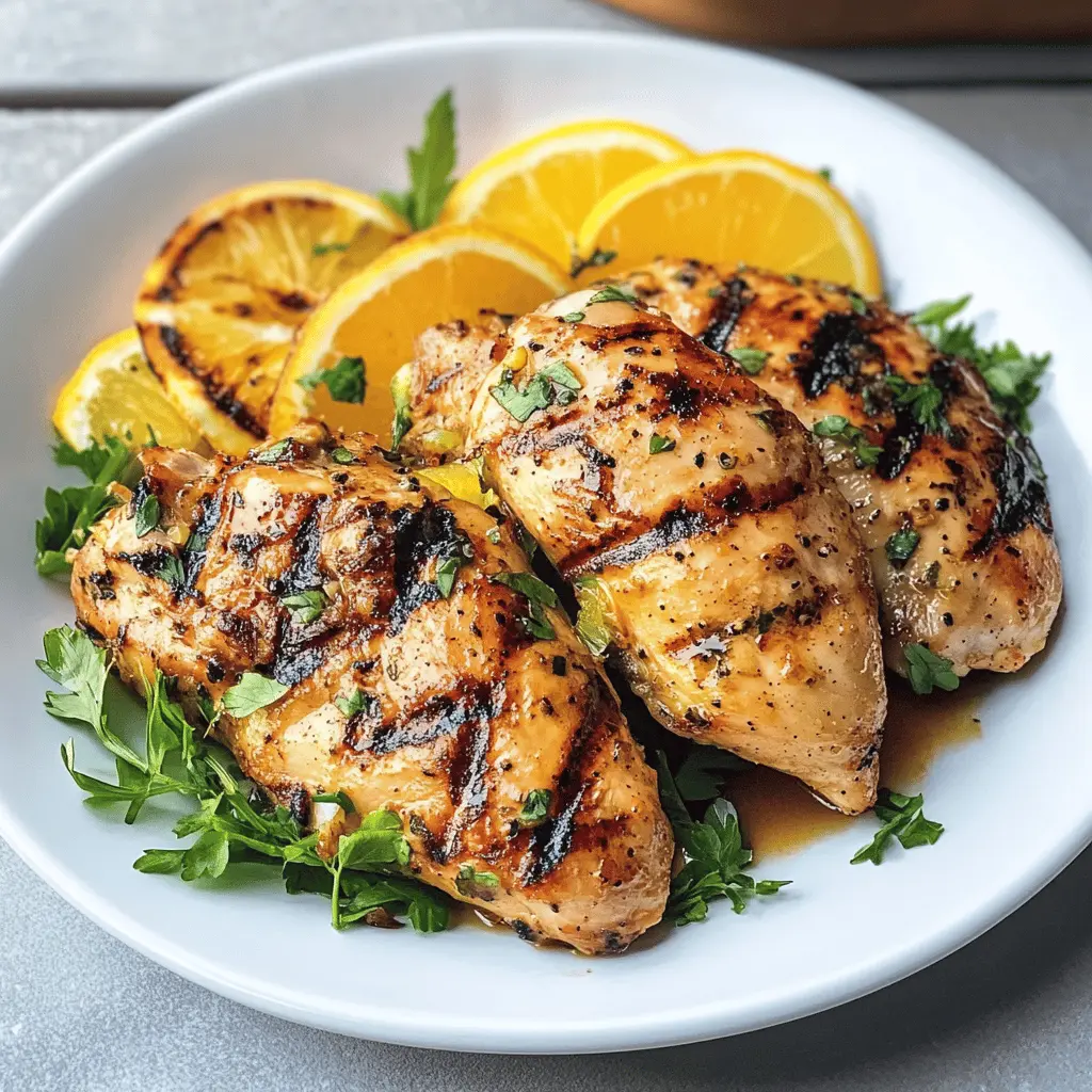 Easy Citrus Dijon Grilled Chicken Recipe