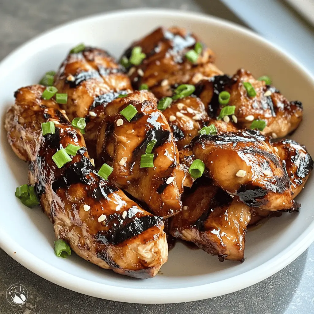 Easy Grilled Hawaiian Teriyaki Chicken Recipe