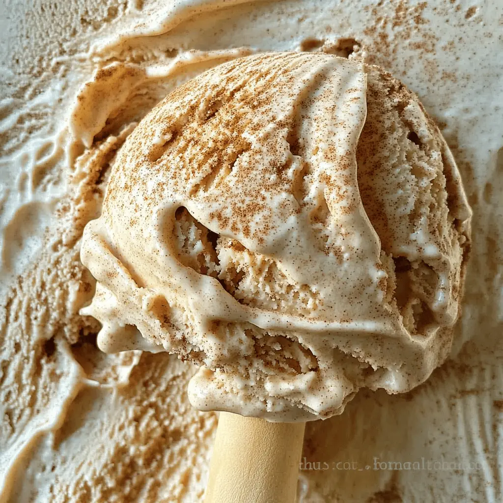 Easy Brown Sugar Cinnamon Ice Cream Recipe