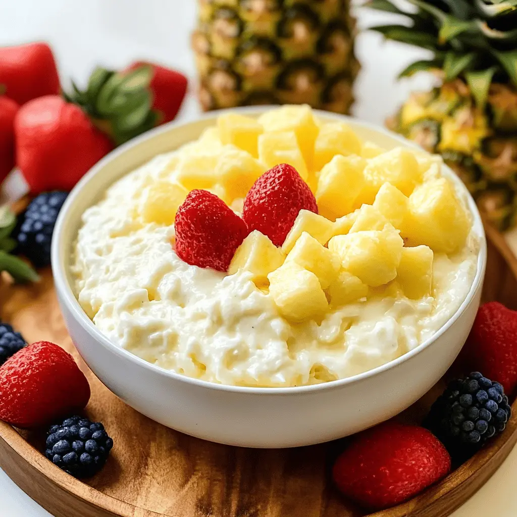 Easy Piña Colada Fruit Dip Recipe