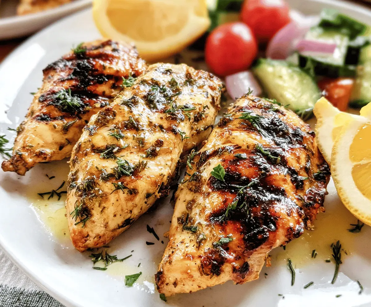 Easy Greek Marinated Chicken Recipe