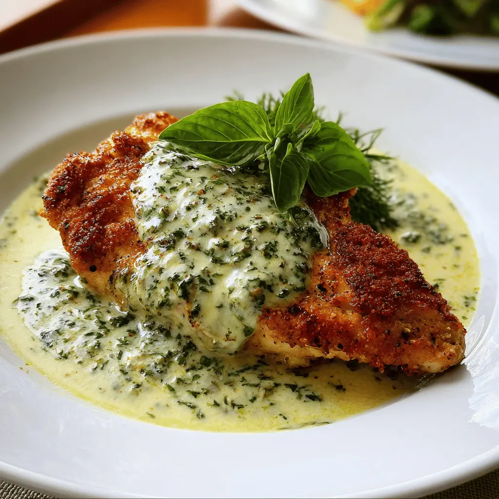 Easy Chicken in Creamy Basil Sauce Recipe