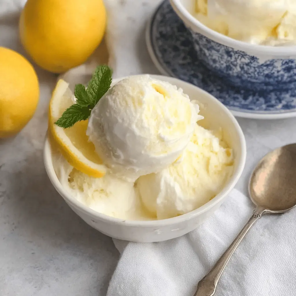 Easy Homemade Lemon Gelato Recipe