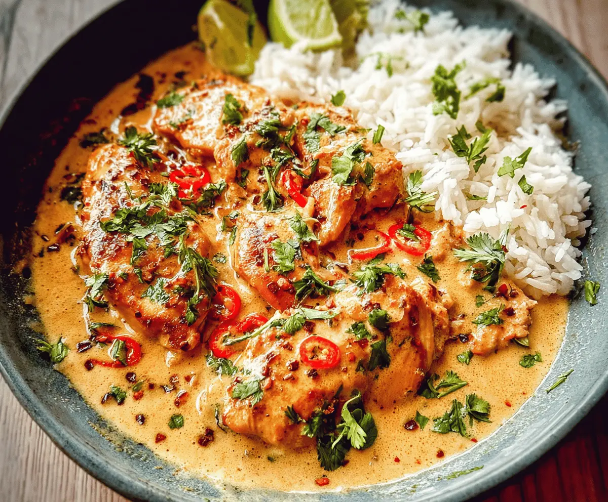 Easy Creamy Coconut Chicken Recipe