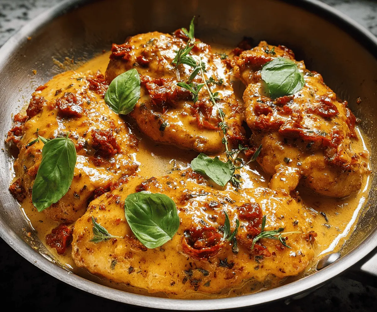 Easy Marry Me Chicken Recipe with Creamy Sauce