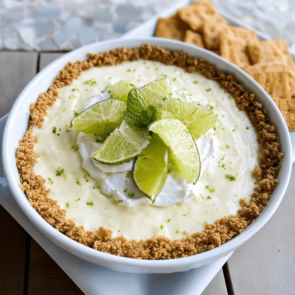 Easy Key Lime Pie Cheesecake Dip Recipe