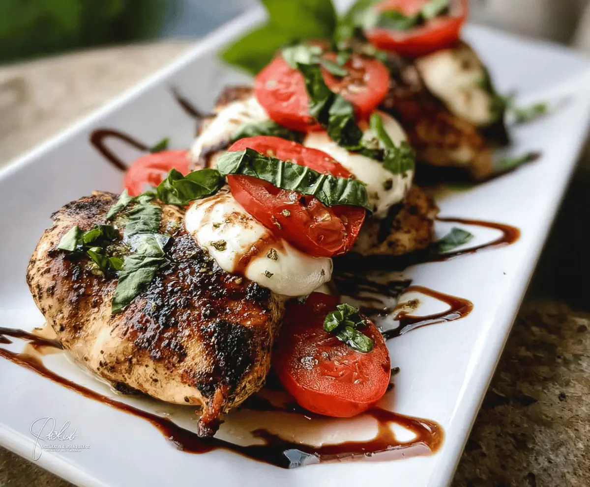 Easy Grilled Chicken Caprese Salad Recipe