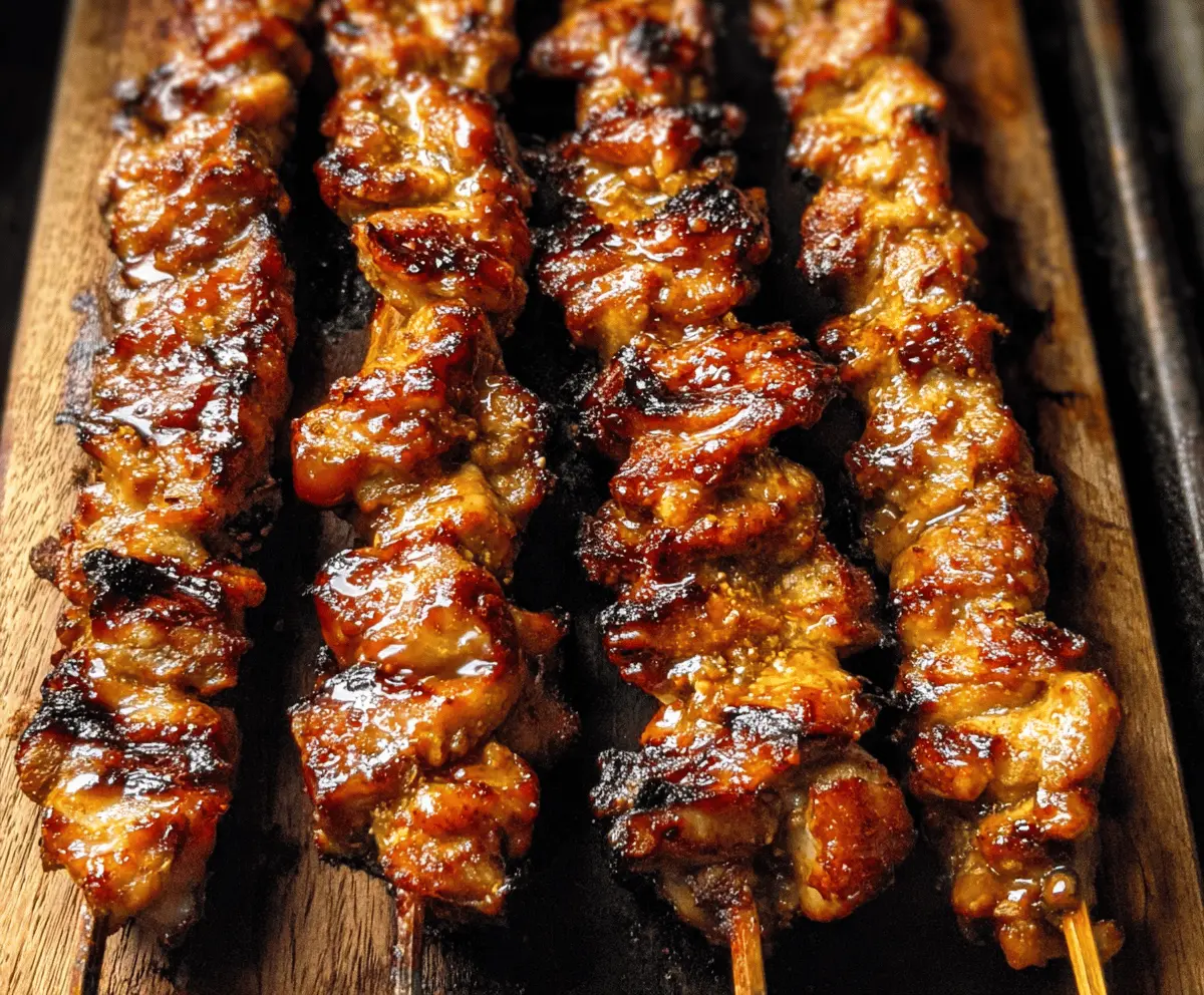 Easy Grilled Thai Chicken Skewers Recipe