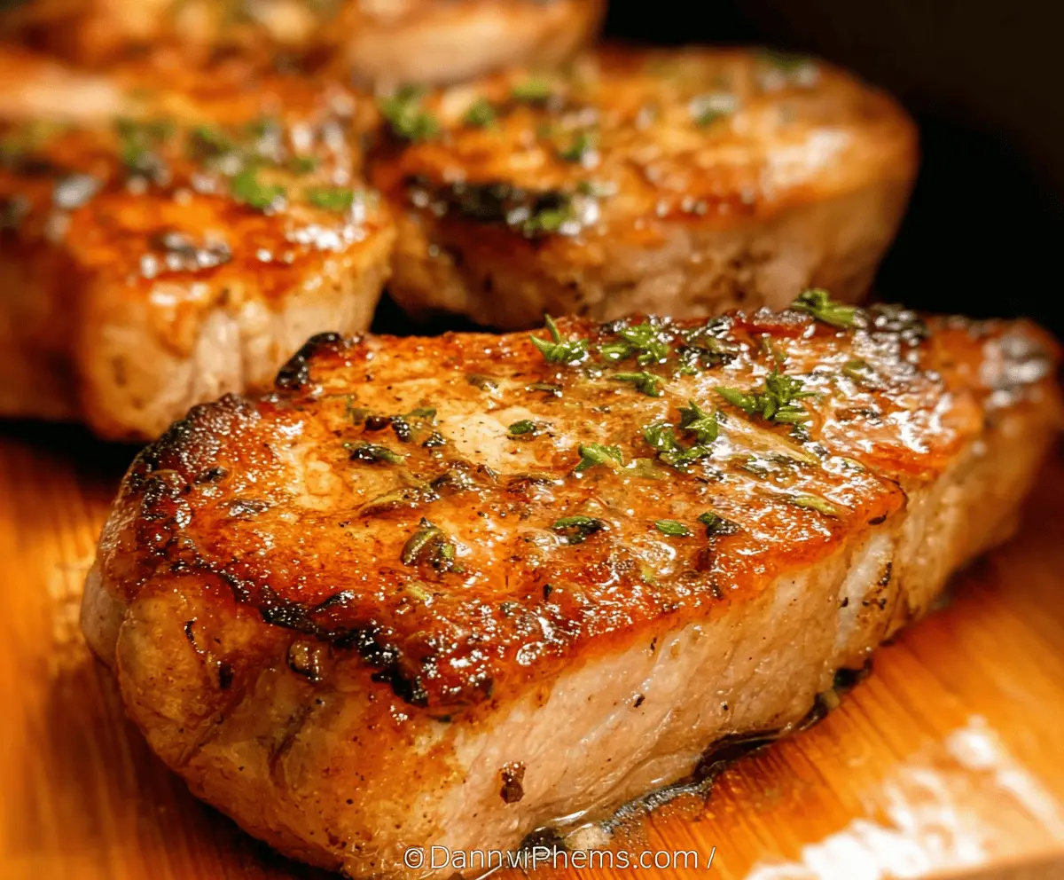 Juicy Oven Baked Pork Chops Recipe