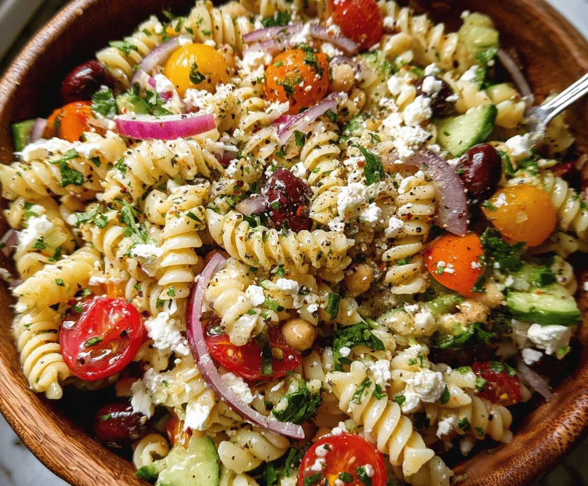 Easy Summer Pasta Salad Recipe