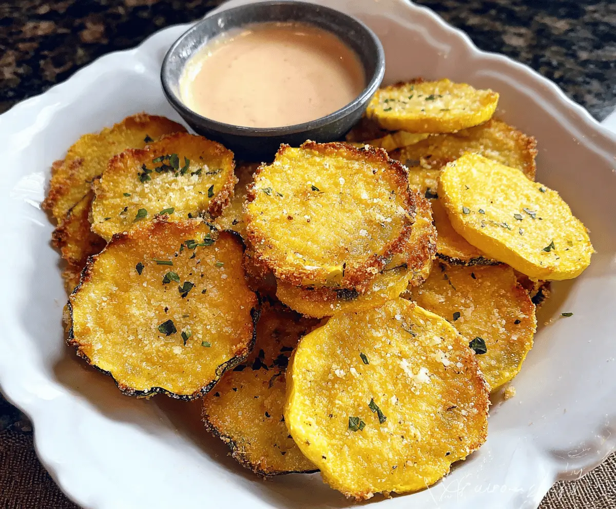Crispy Air Fryer Yellow Squash Recipe