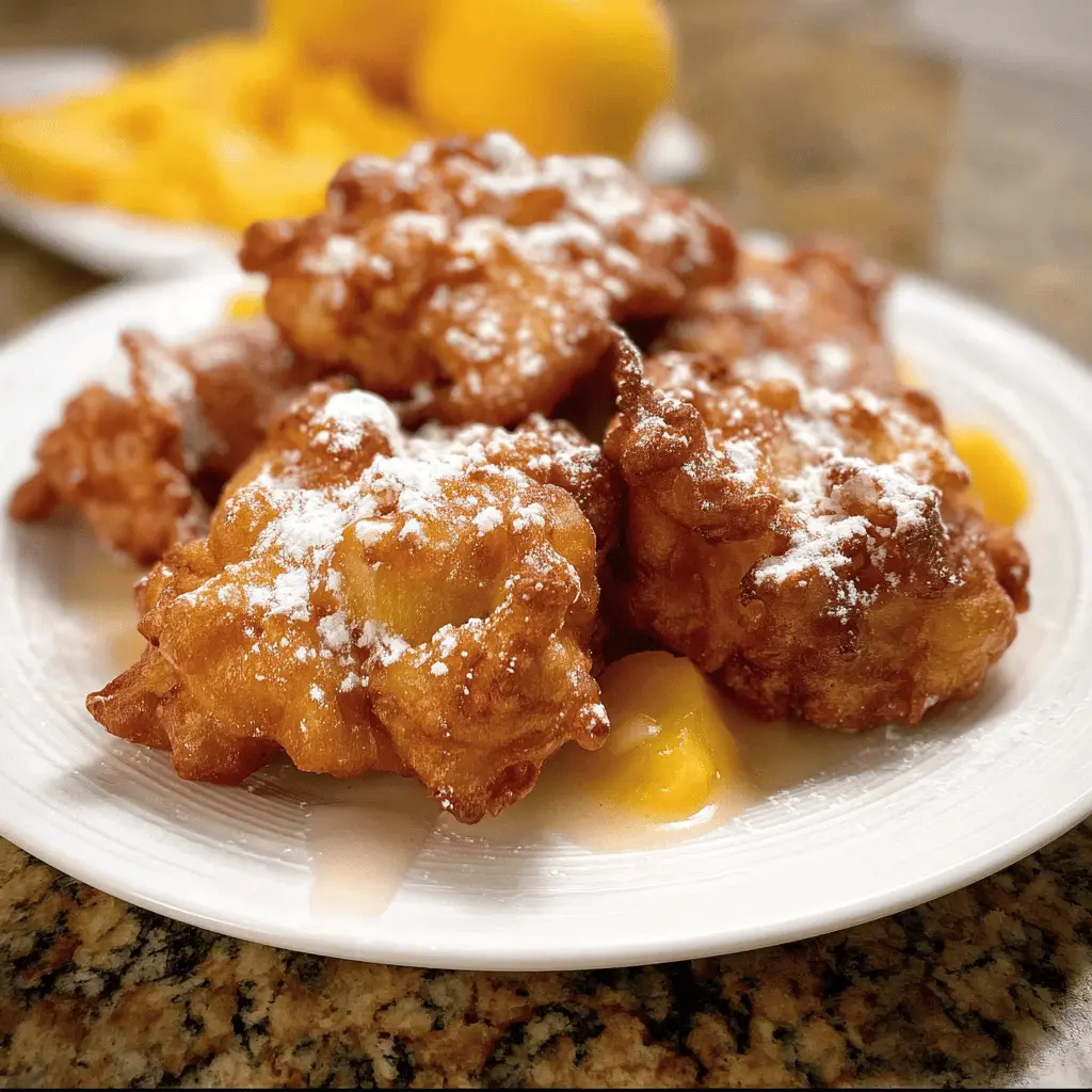Easy Homemade Peach Fritters Recipe