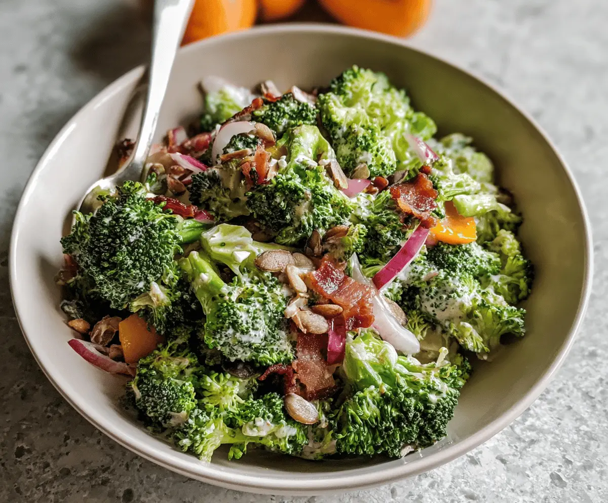 Easy Healthy Broccoli Salad Recipe