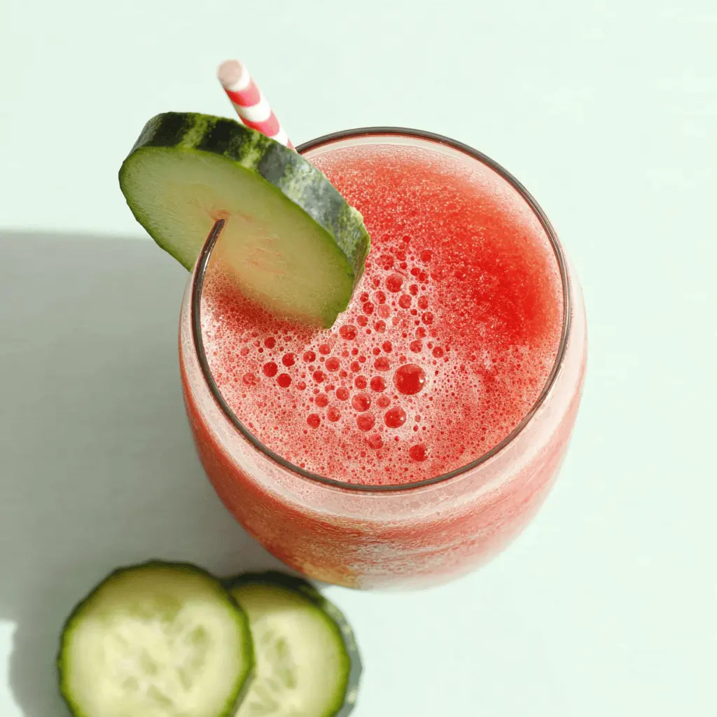 Refreshing Cucumber Watermelon Smoothie Recipe