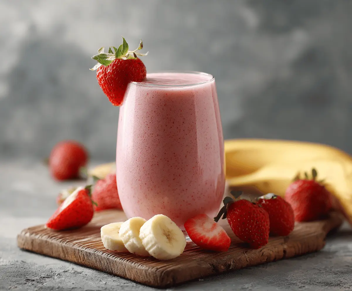 Strawberry Banana Smoothie