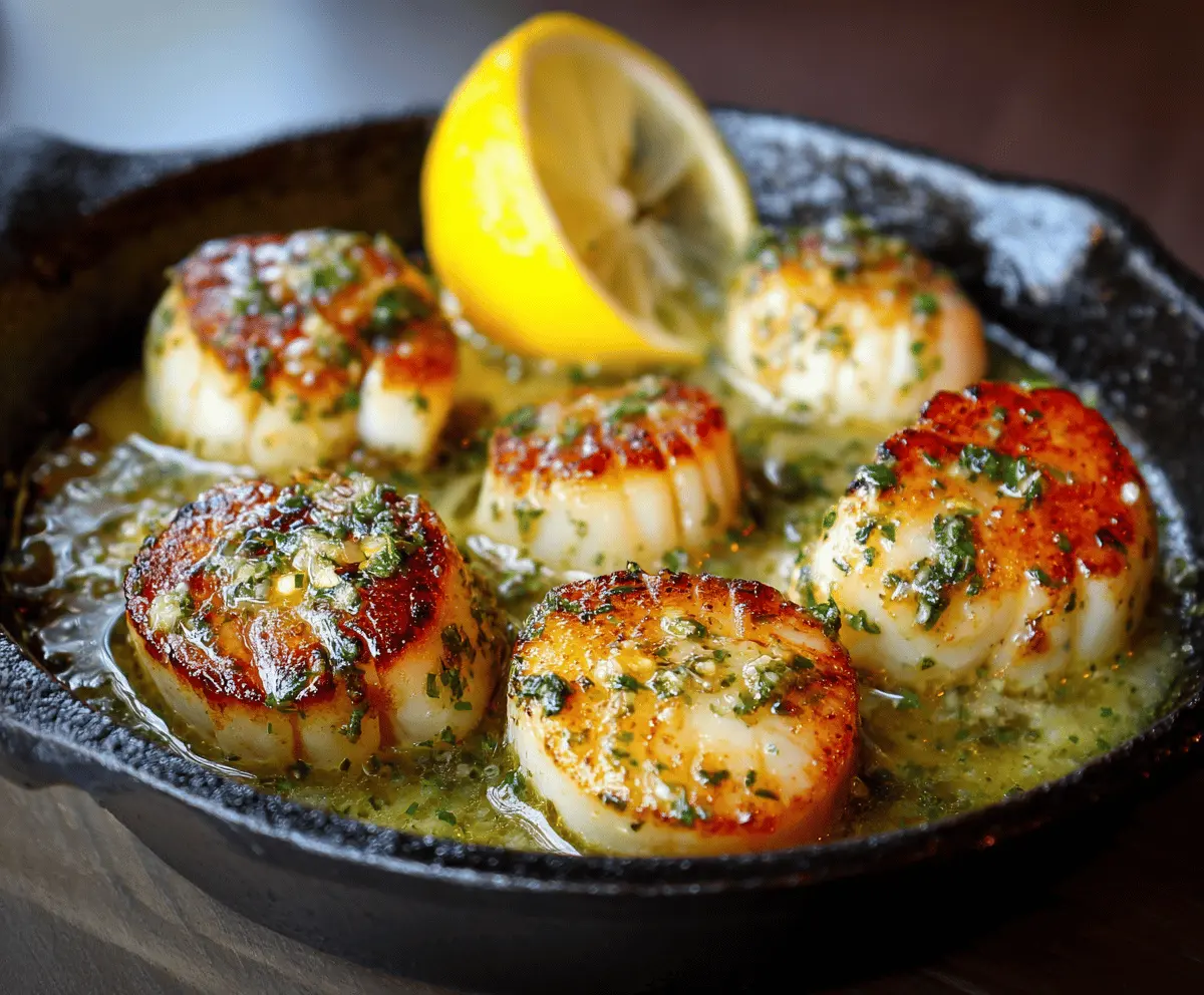 Lemon Butter Scallops