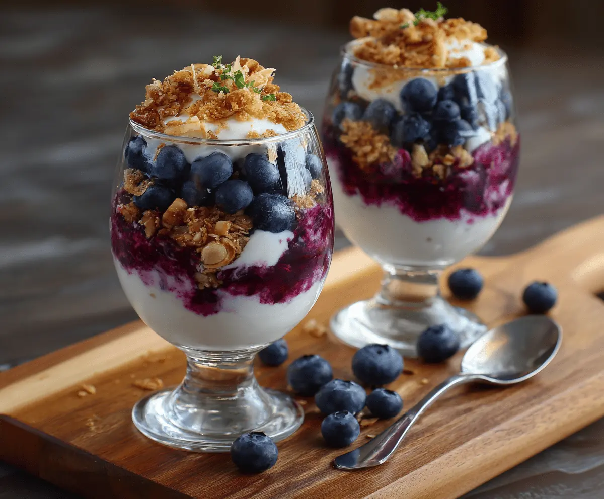 Blueberry Yogurt Parfait