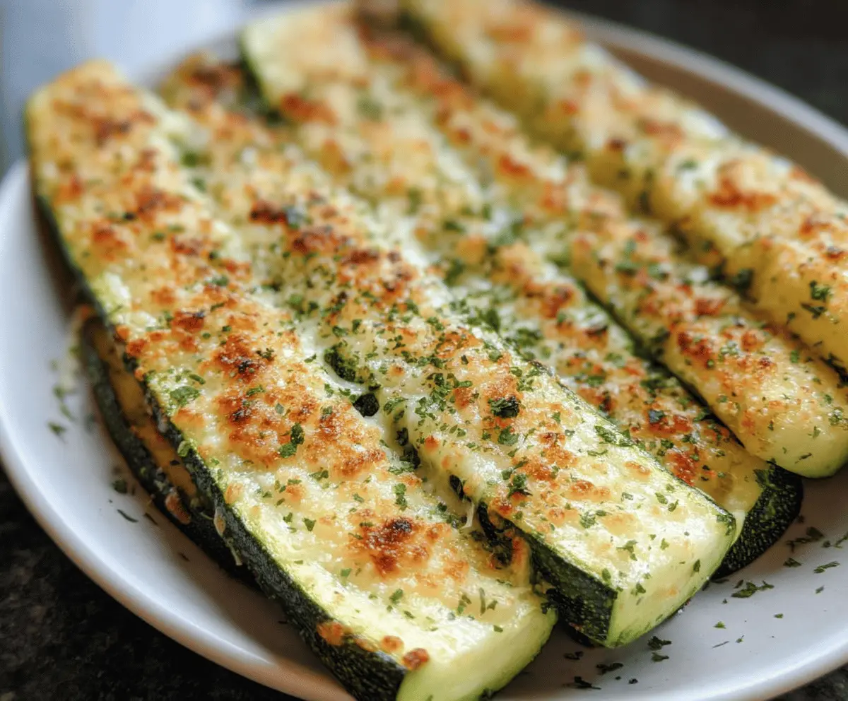 Crispy Baked Parmesan Zucchini Recipe