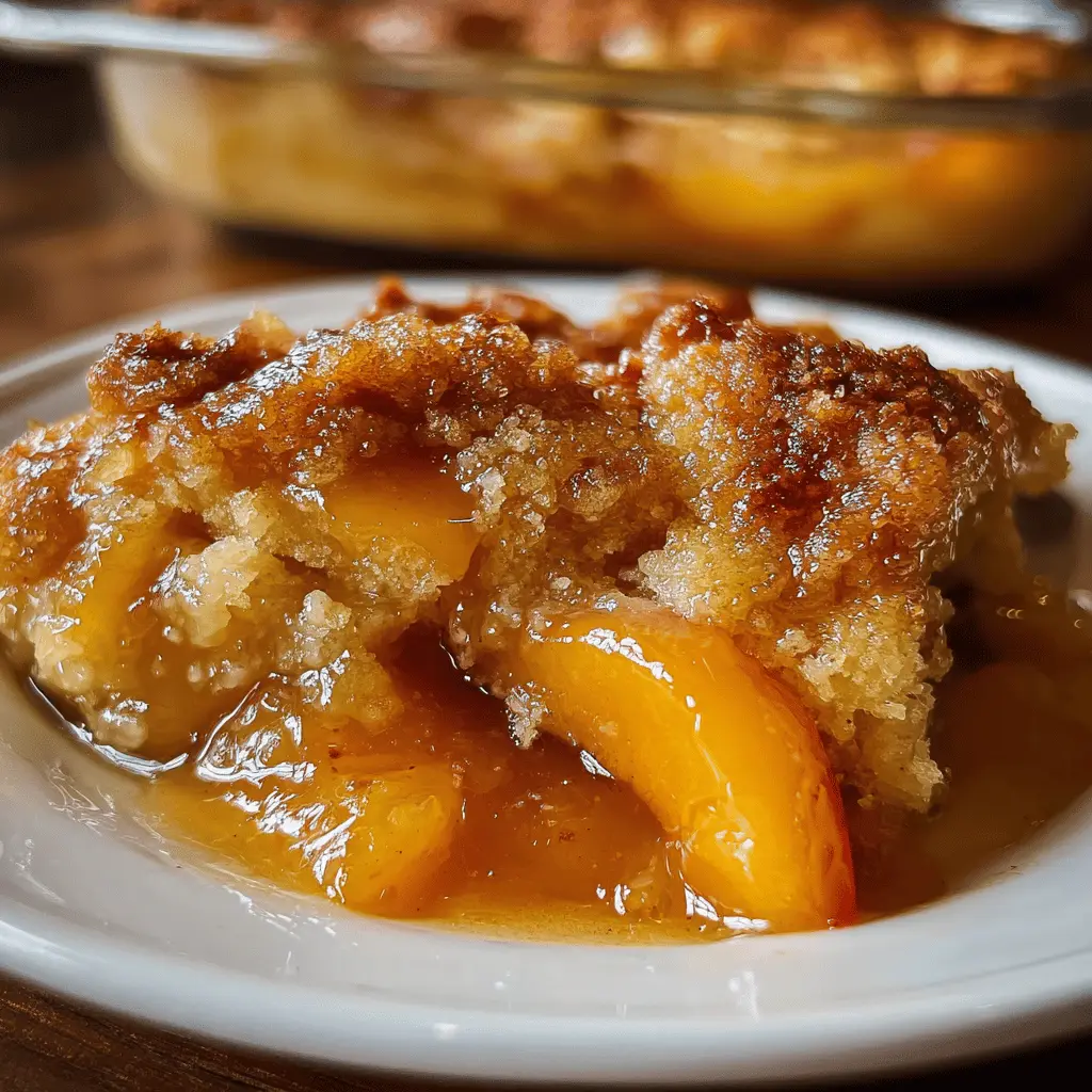 Easy Tennessee Peach Pudding Recipe
