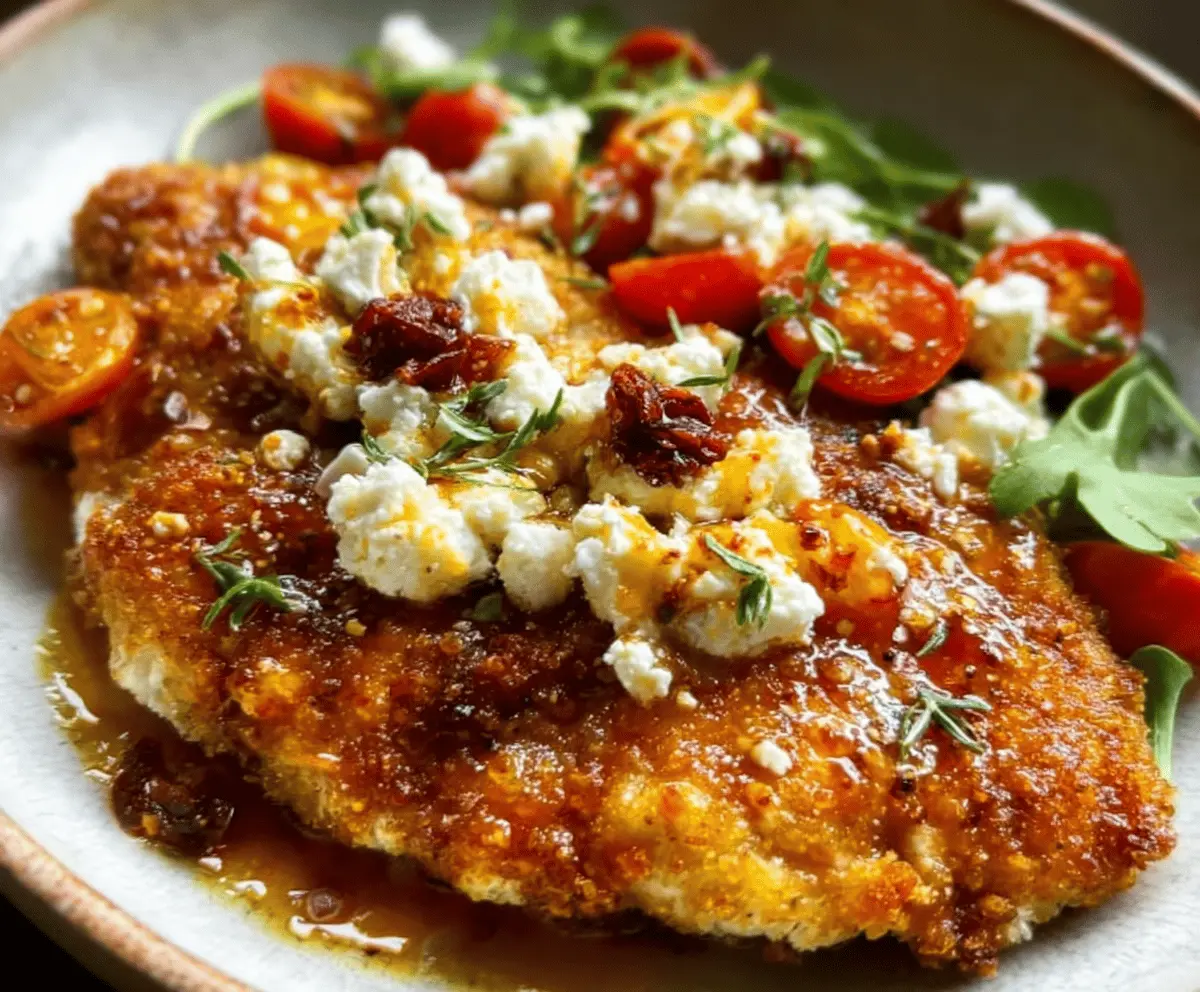 Crispy Hot Honey Feta Chicken Recipe