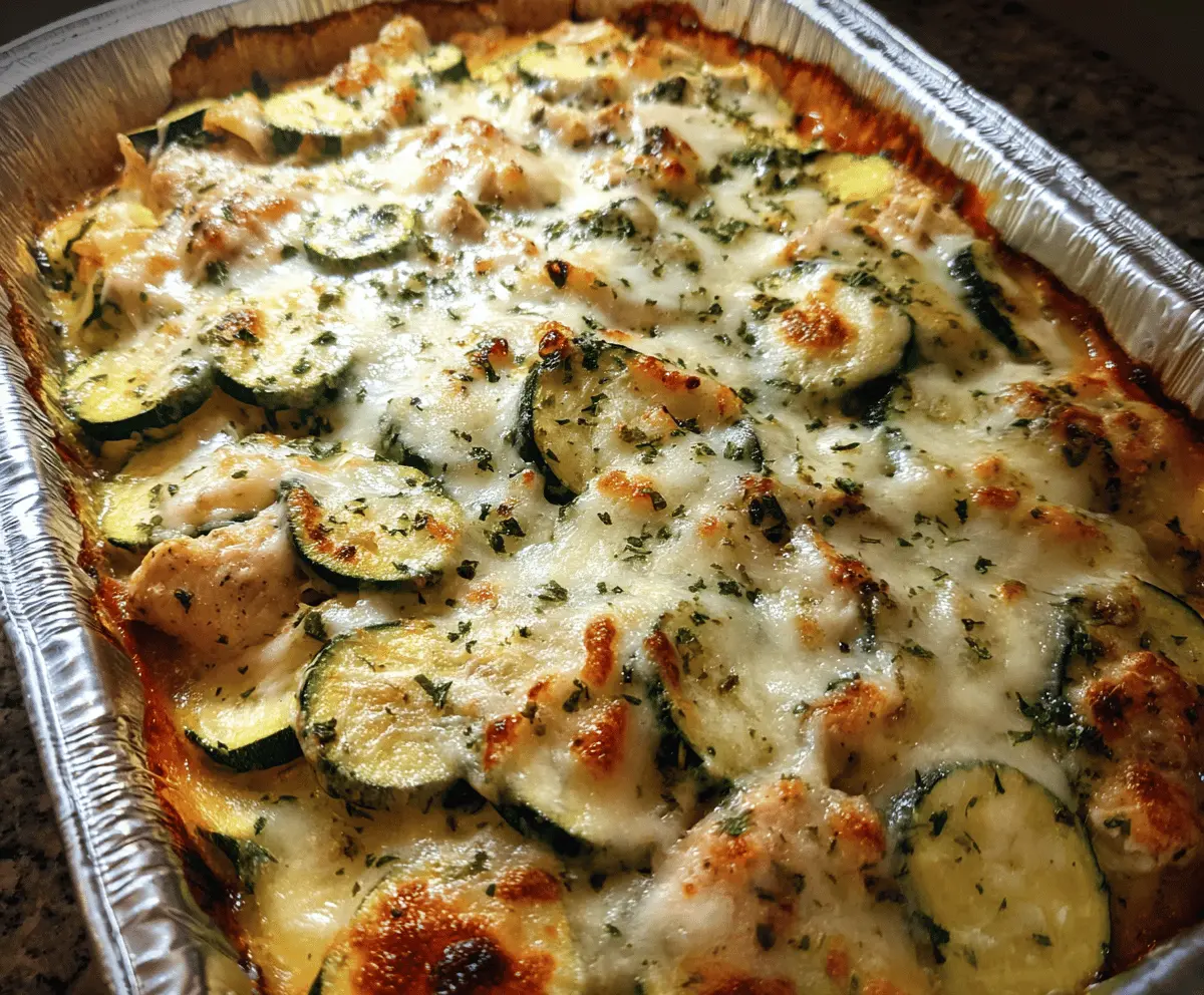 Easy Italian Chicken and Zucchini Bake Recipe