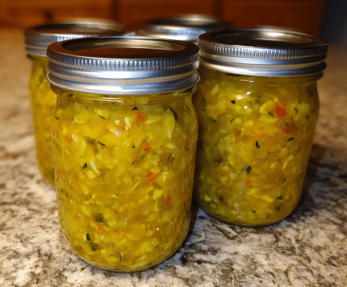 Grandma’s Classic Zucchini Relish Recipe