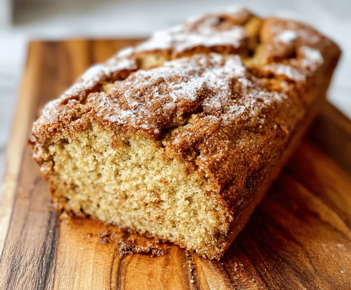 Moist Snickerdoodle Zucchini Bread Recipe