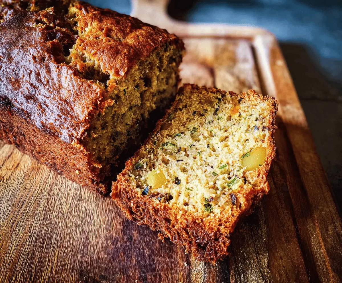 Moist Pineapple Zucchini Bread Recipe