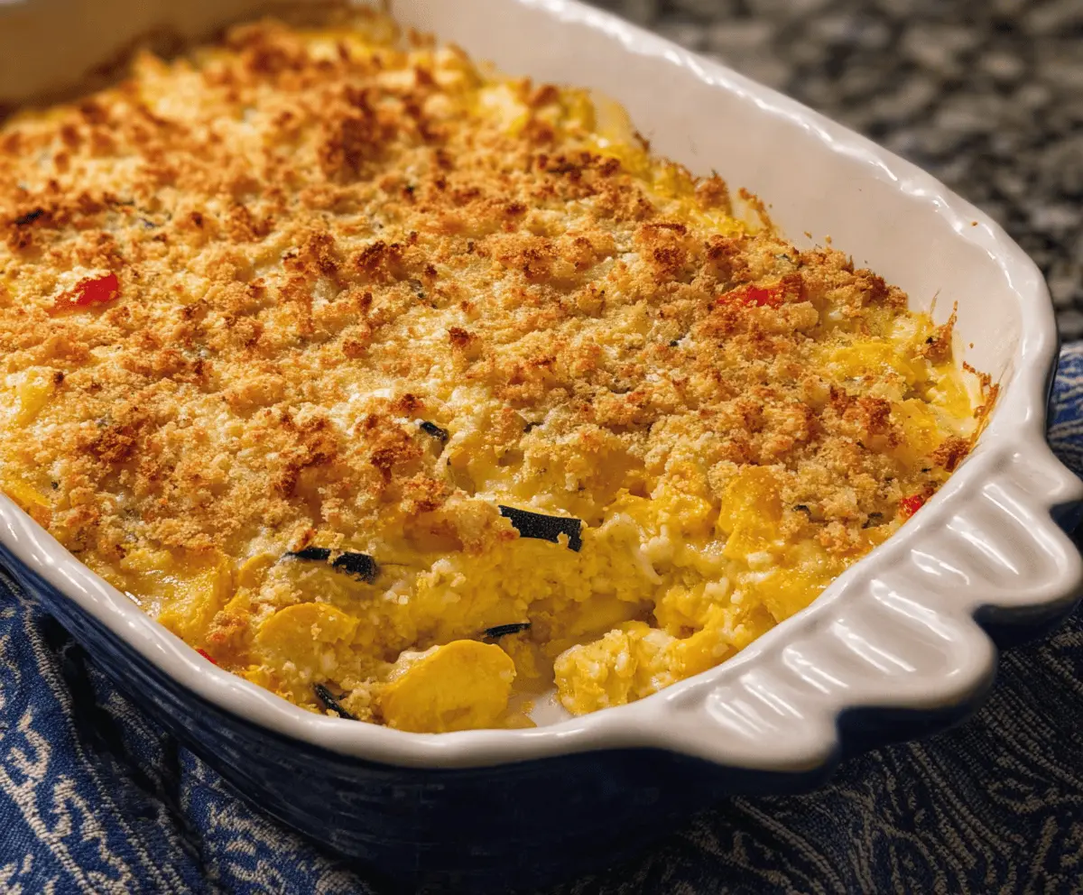 Easy Yellow Squash Casserole Recipe
