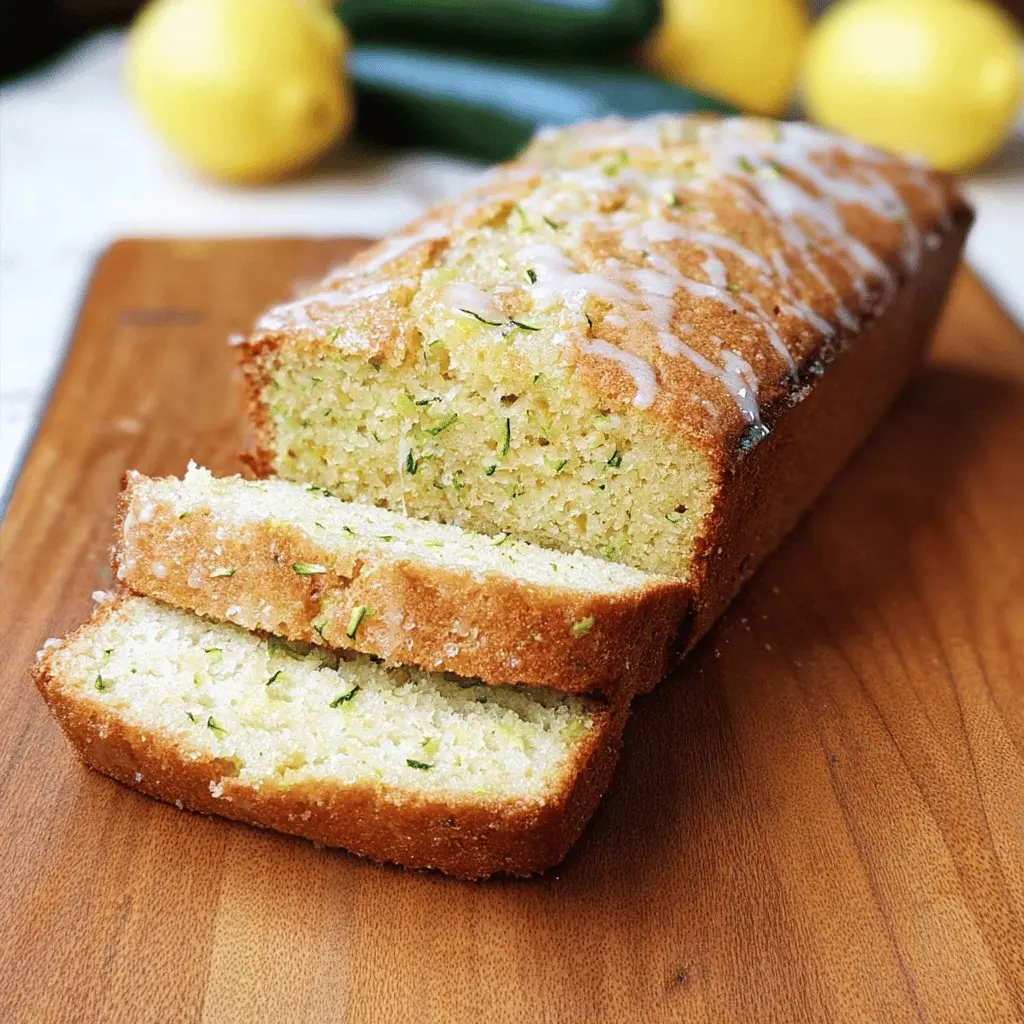 Moist Lemon Zucchini Bread Recipe for Summer