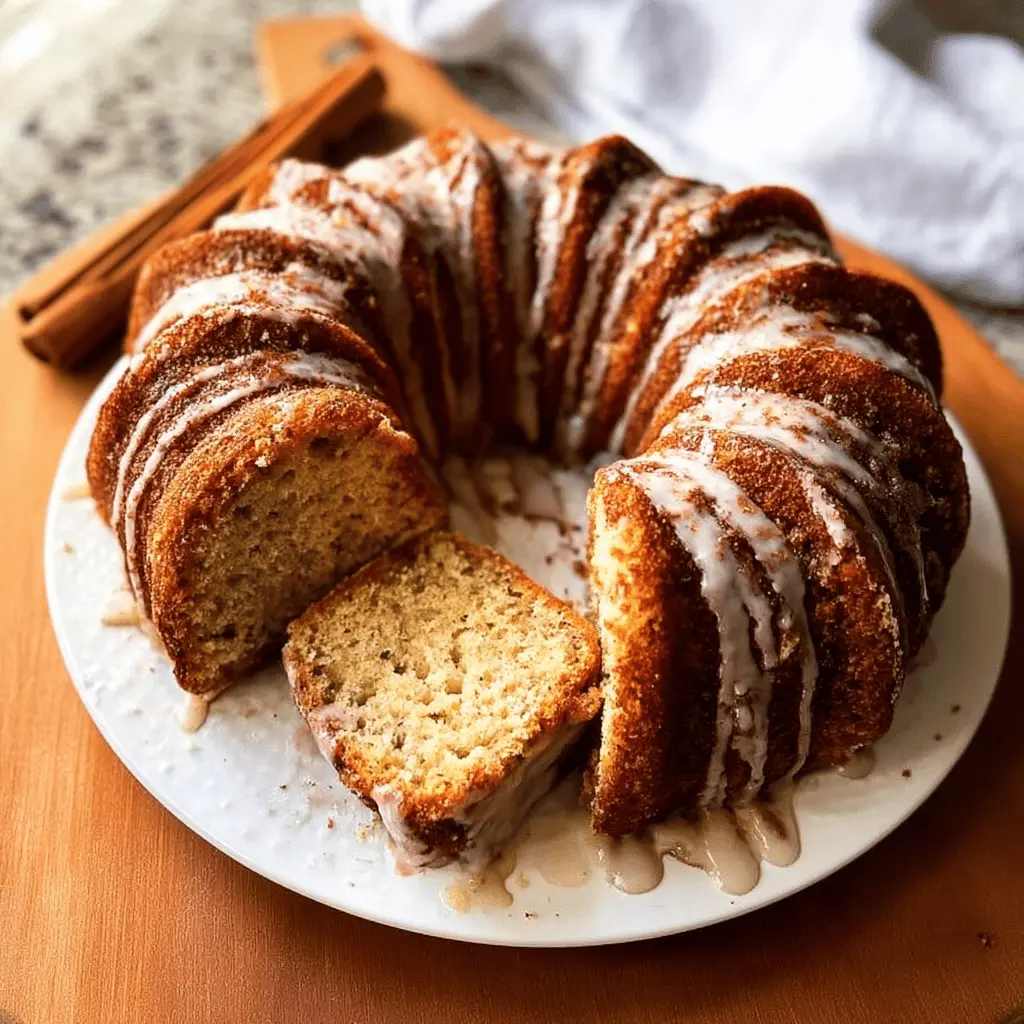 Moist Cinnamon Zucchini Bundt Bread Recipe