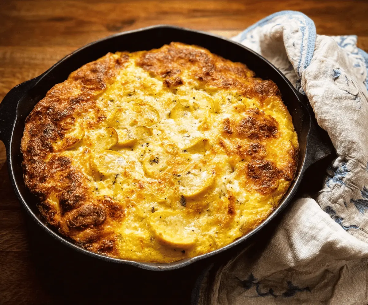 Easy Green Chile Yellow Squash Casserole Recipe