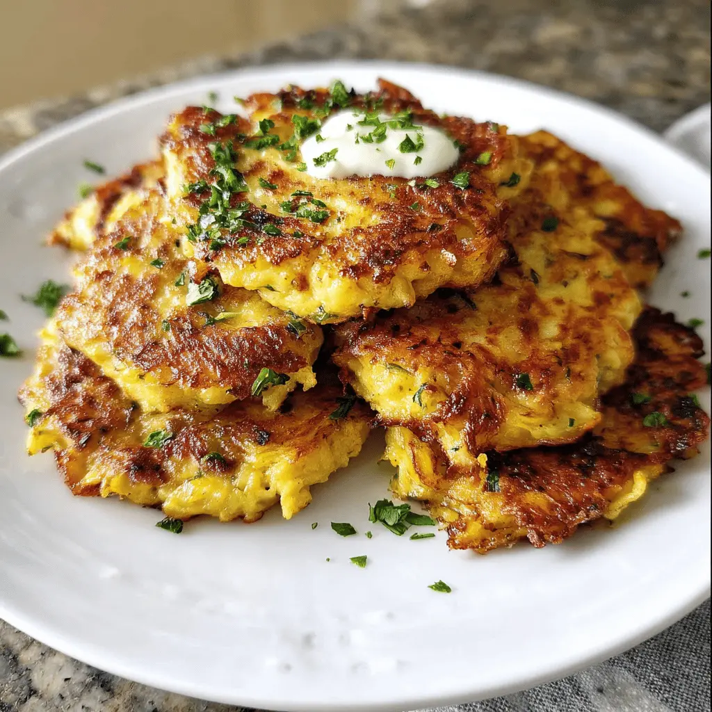 Crispy Parmesan Yellow Squash Fritters Recipe