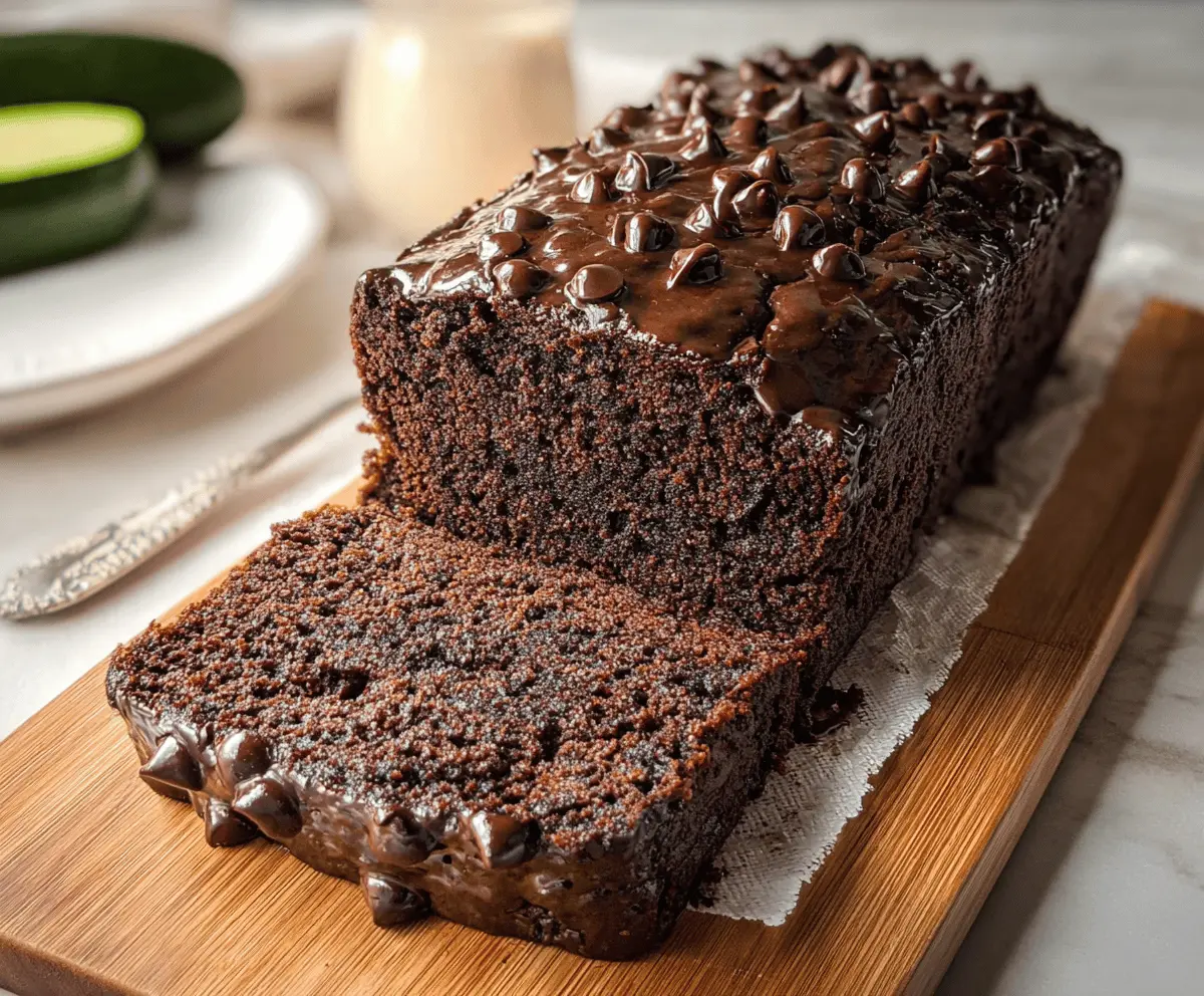 Moist Chocolate Zucchini Bread Recipe